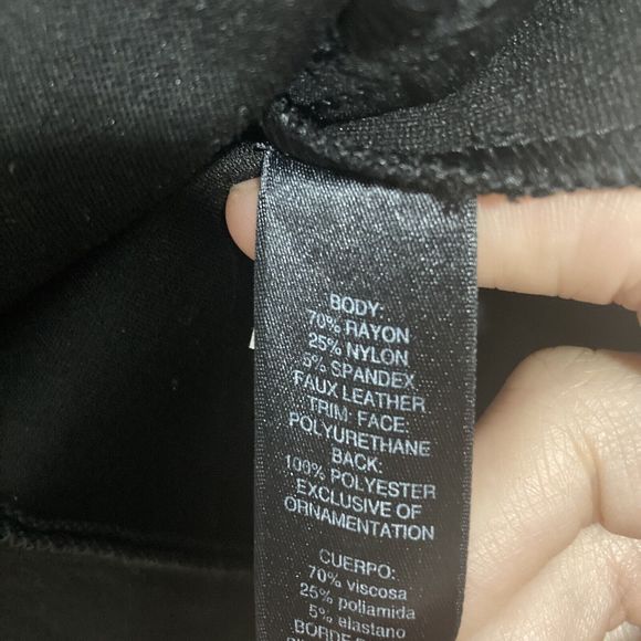 White House Black Market Jacket 00 Black Blazer Military Rayon Business Womens - Picture 3 of 8